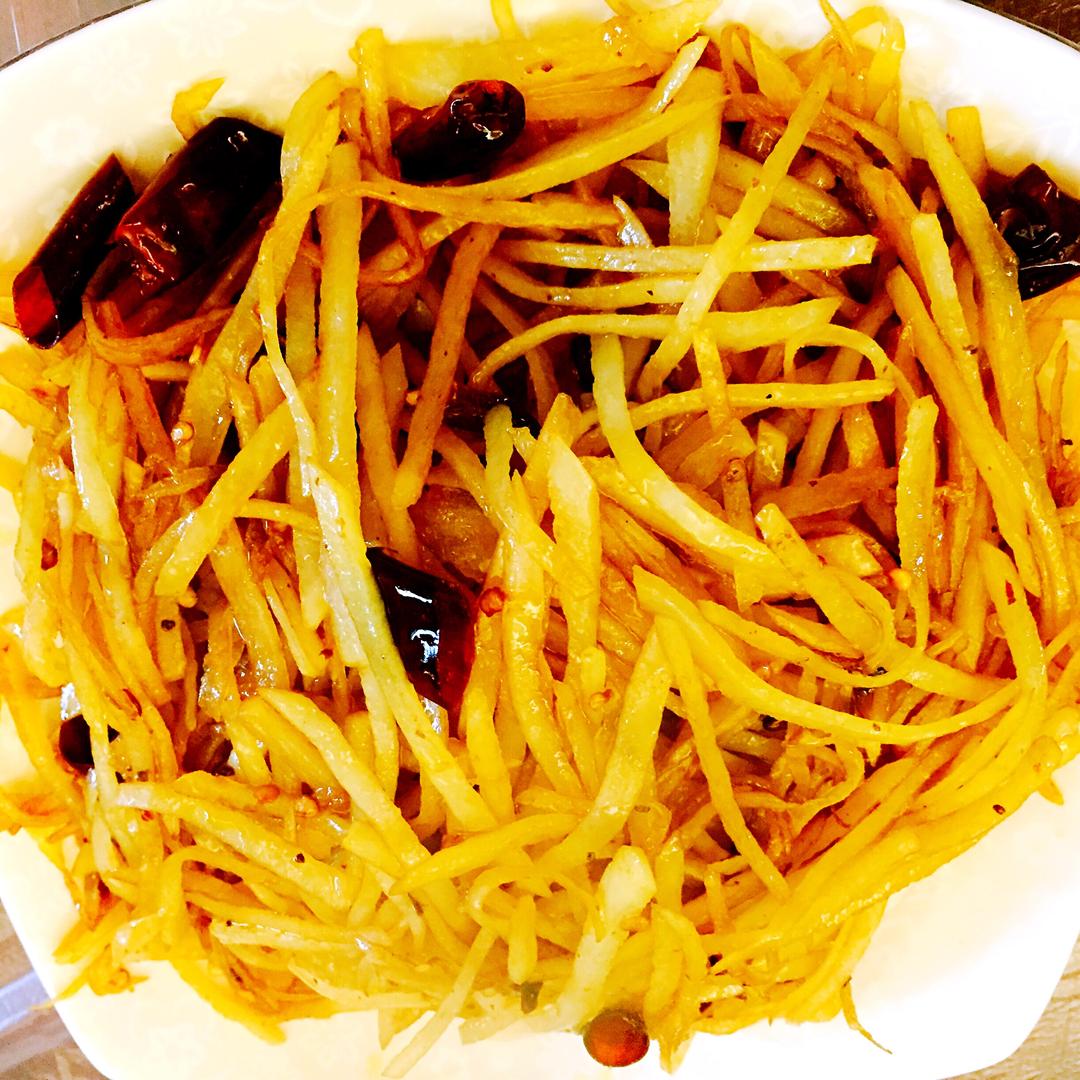 炝炒土豆丝的做法