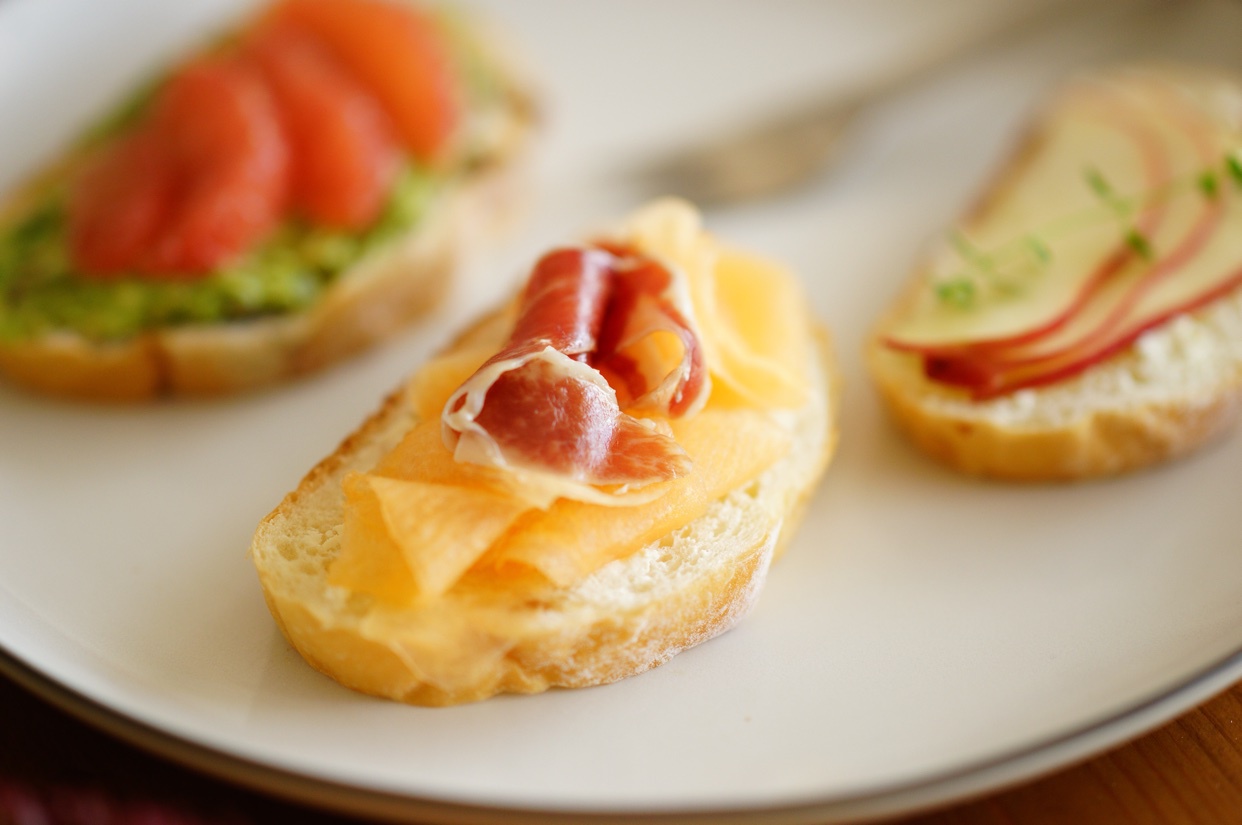 lottepanda饭饭做的西班牙生食火腿配蜜瓜