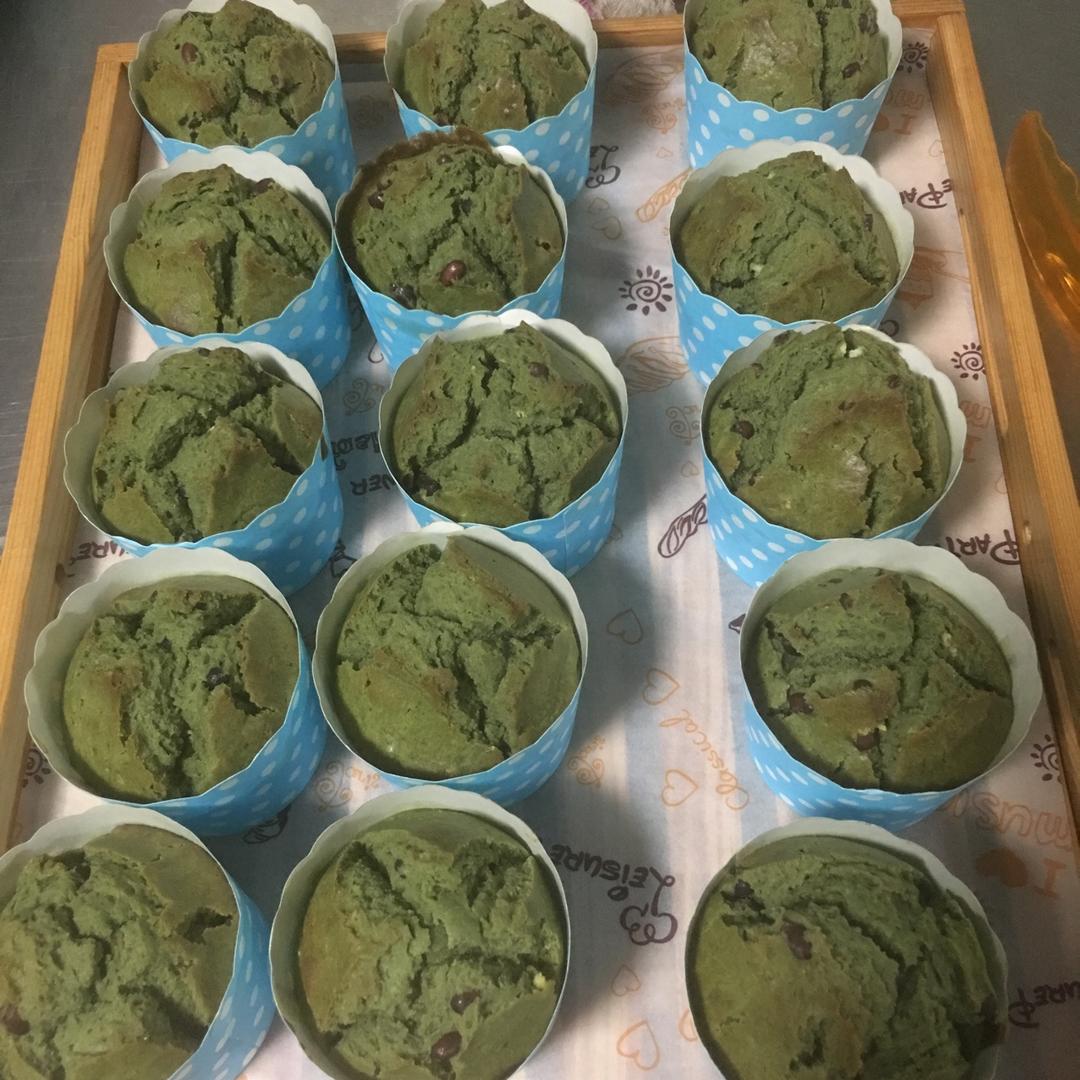 抹茶红豆玛芬