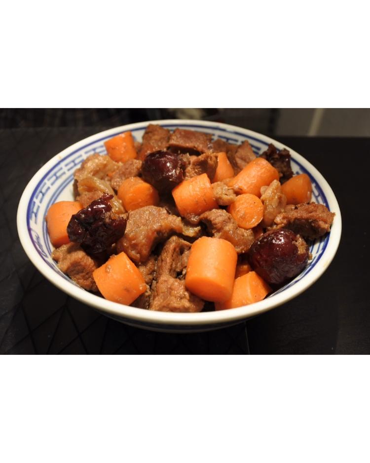 韩国料理——炖牛肉(갈비찜)