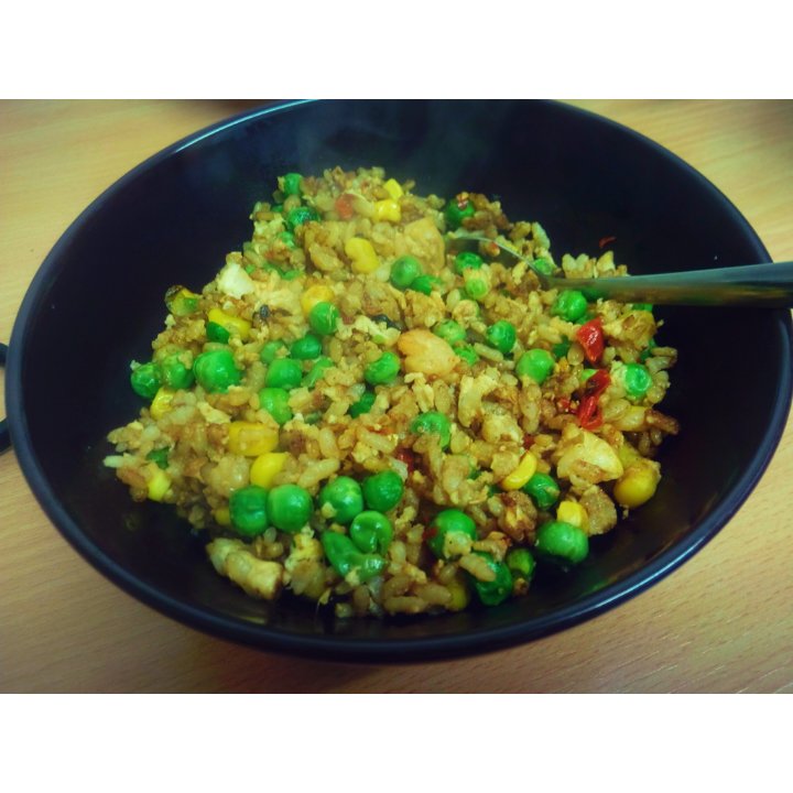 青豆玉米蛋炒饭