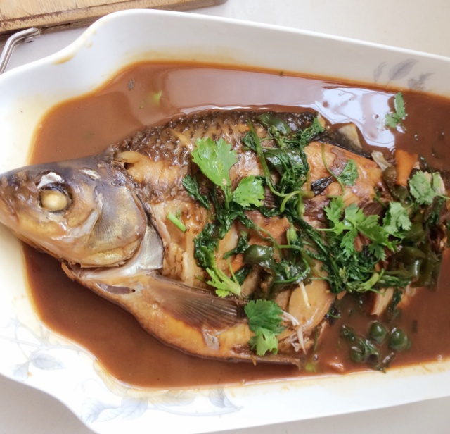 红烧鳊鱼