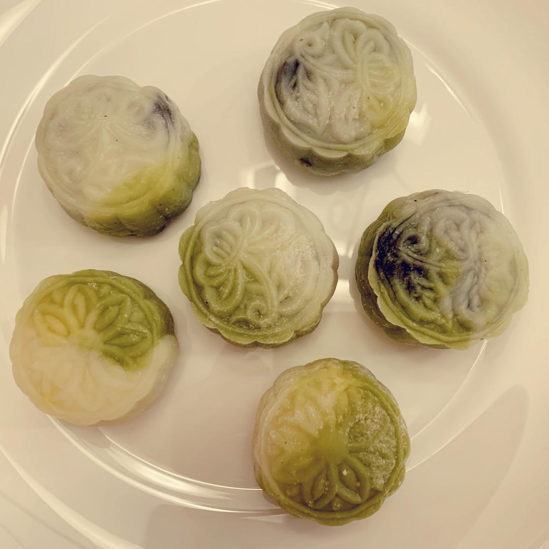 🥮高颜值｜冰皮月饼—6重口味，3天依然软糯Q弹｜快手简单美味｜无需烤箱