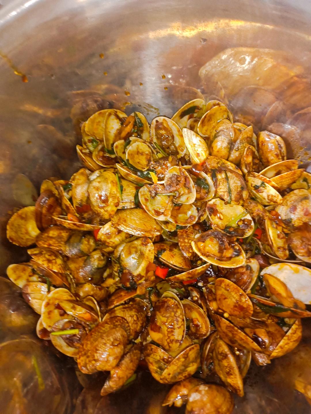 十分钟就能完成的爆炒花甲