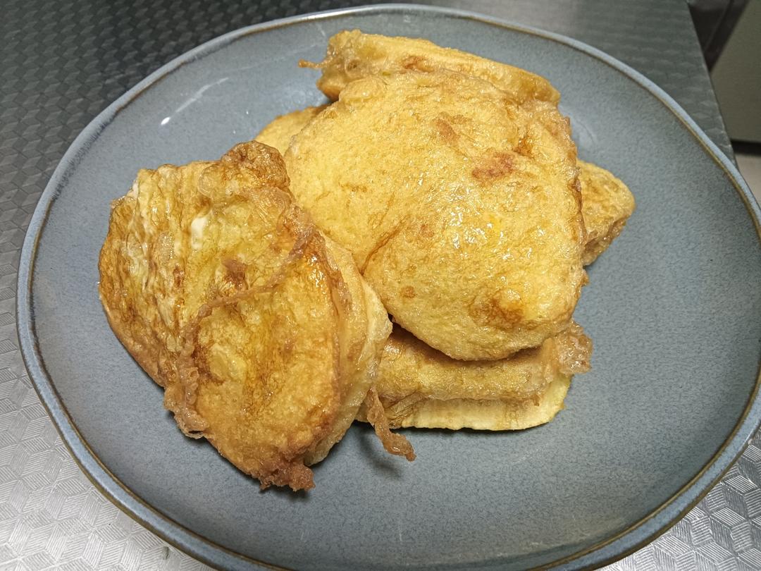 炸馒头片夹臭豆腐乳