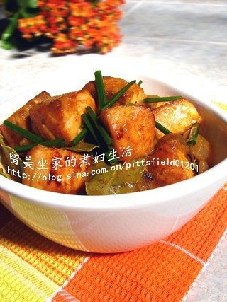椰香咖喱焖三文鱼的做法