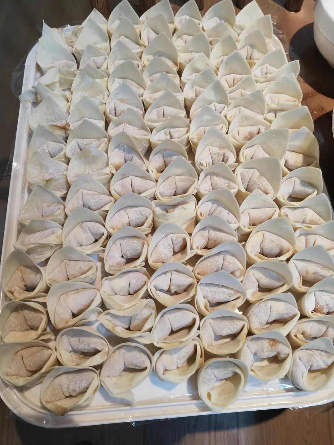 肉不柴的馄饨馅