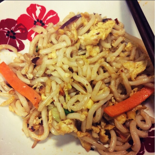 什锦炒乌冬面