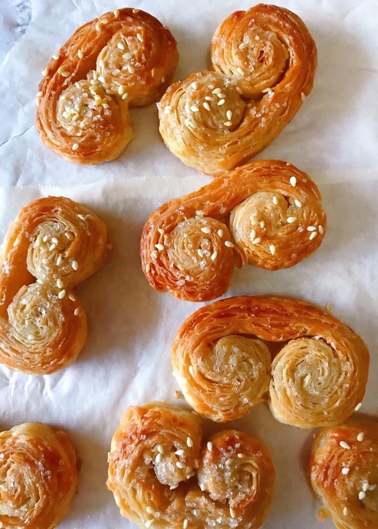 rls做的手抓饼蝴蝶酥