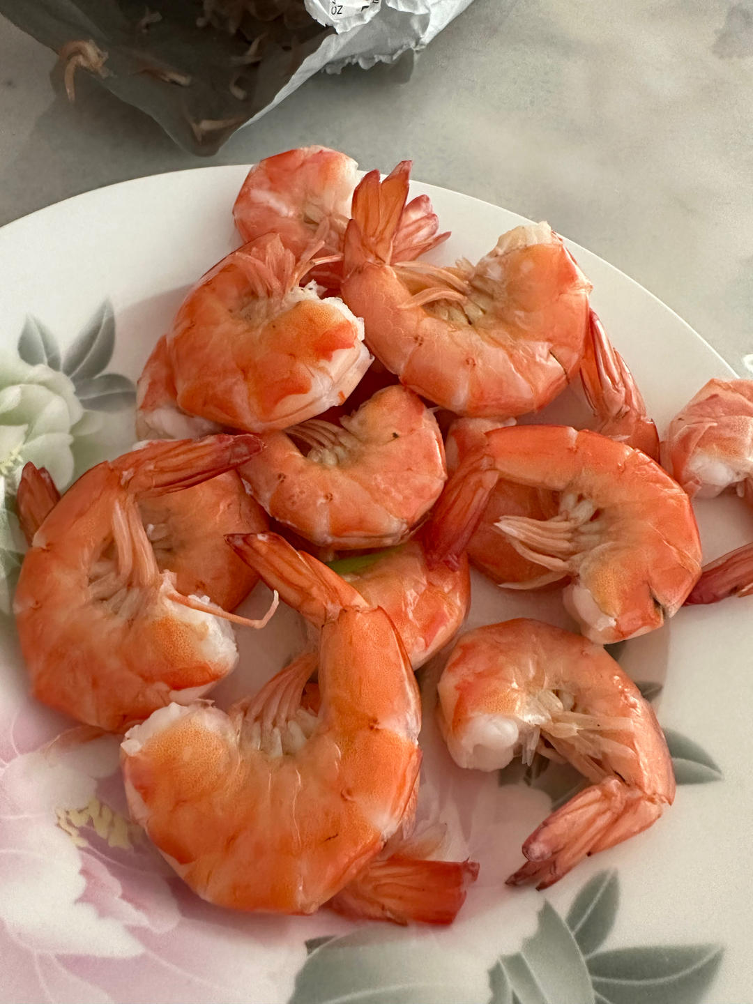 最简单的白灼虾（水煮）盐水基尾虾