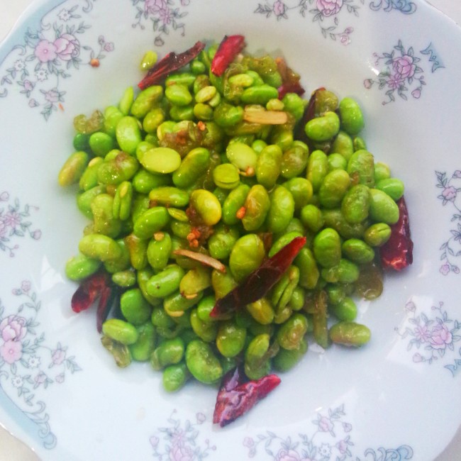 清炒毛豆子(超简单)