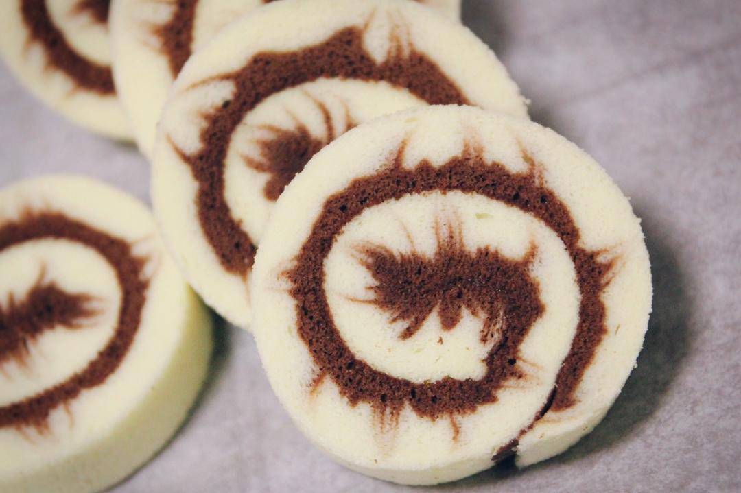 可可旋风蛋糕卷（视频）