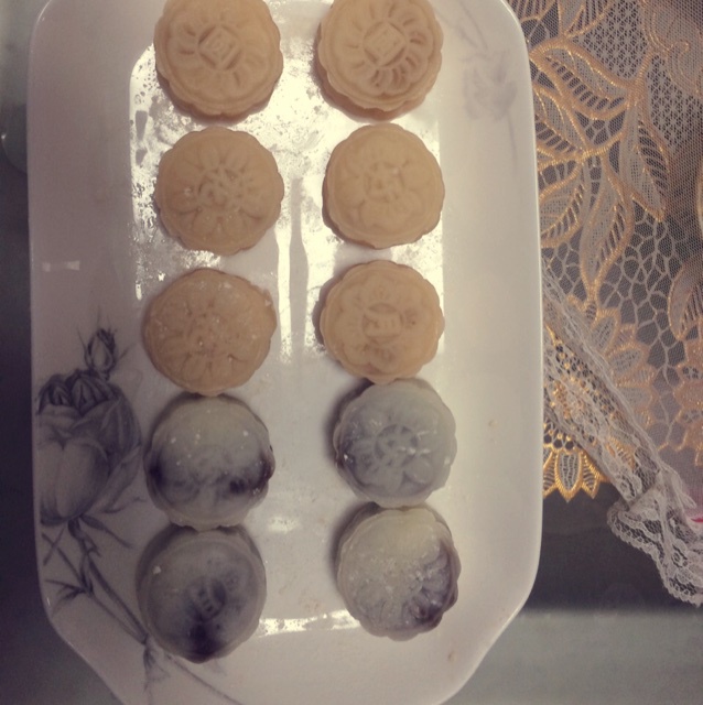 冰皮豆沙月饼