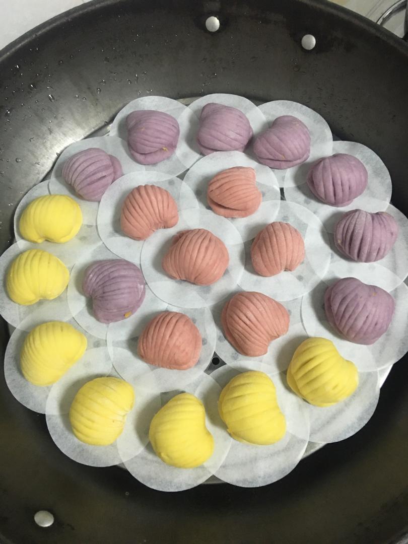 是扇贝吗？白白胖胖的扇贝肉松包   造型馒头蓬松又暄软  附造型视频