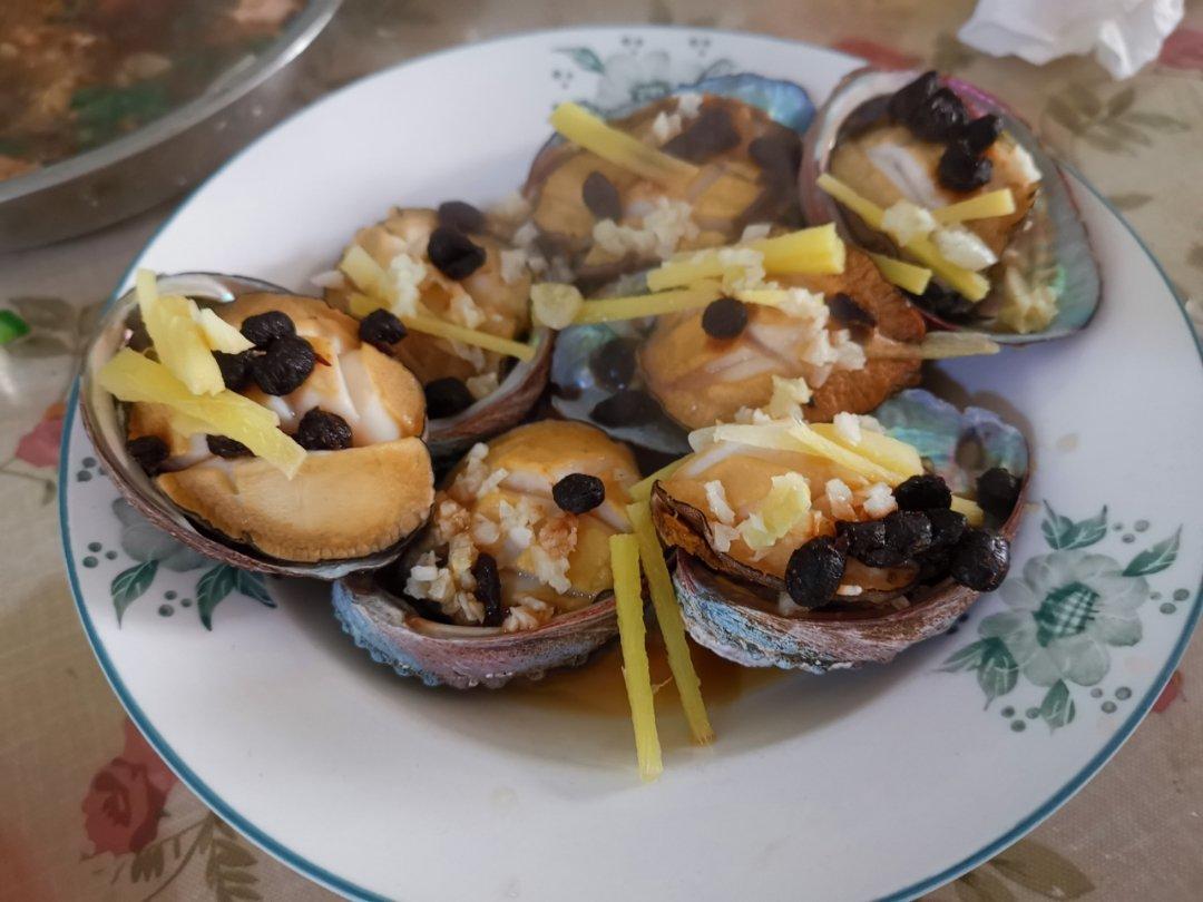 豆豉蒸小鲍鱼