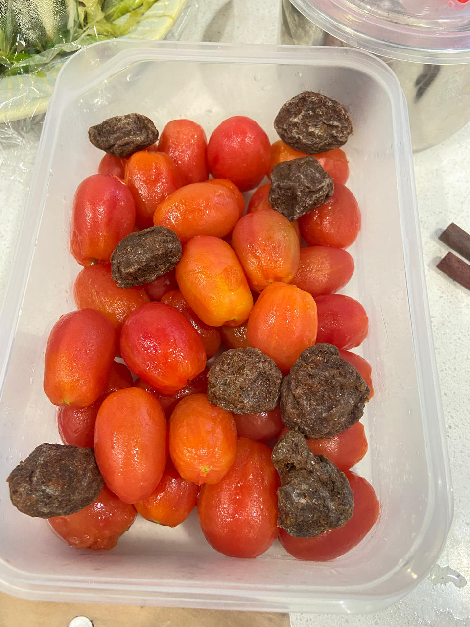 话梅糖渍小番茄