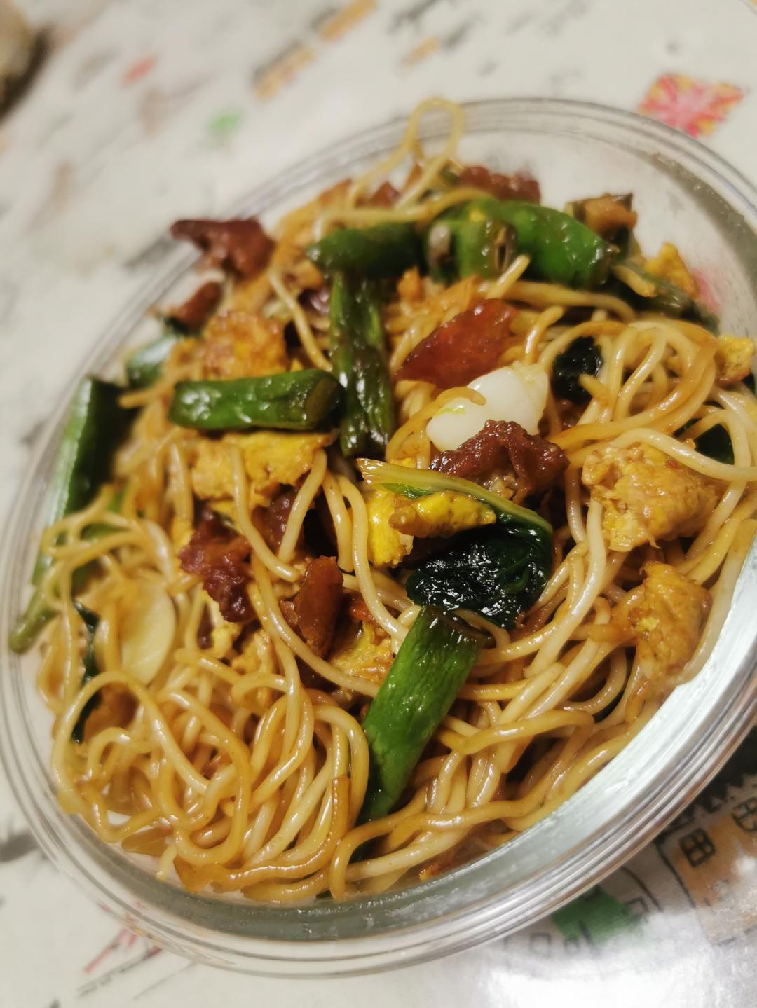 地道老北京扁豆焖面 豆角焖面 太好吃小心吃撑哦