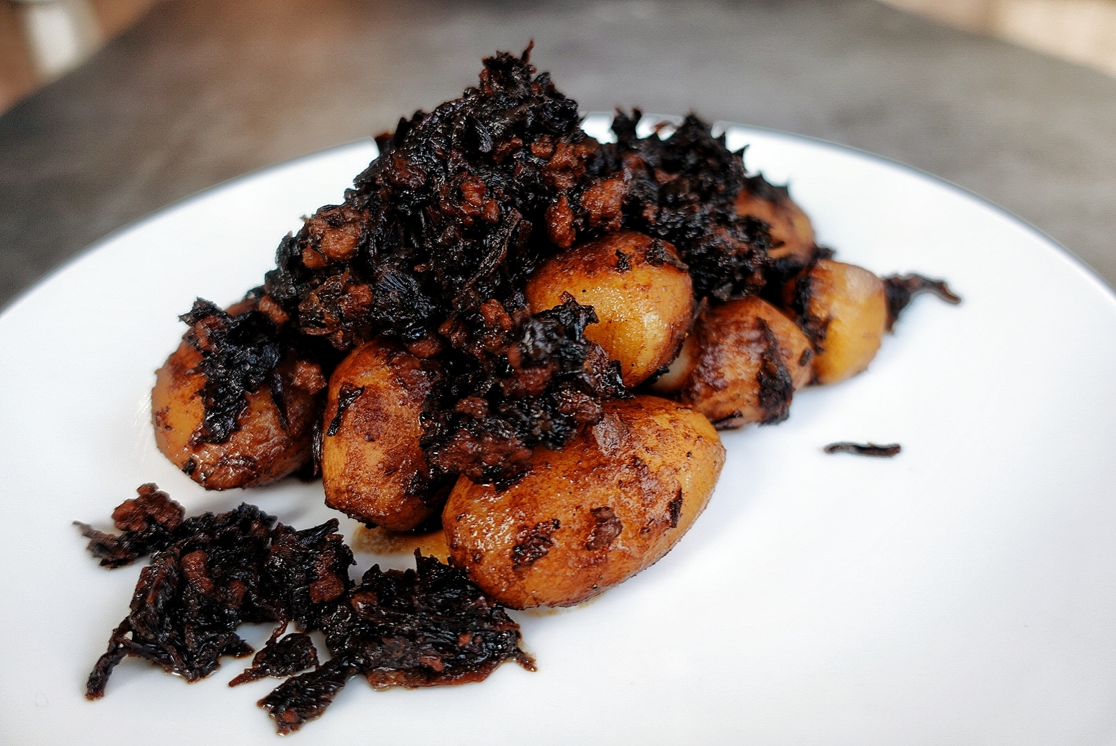 梅干菜肉沫小土豆（空口可以吃十个）的做法