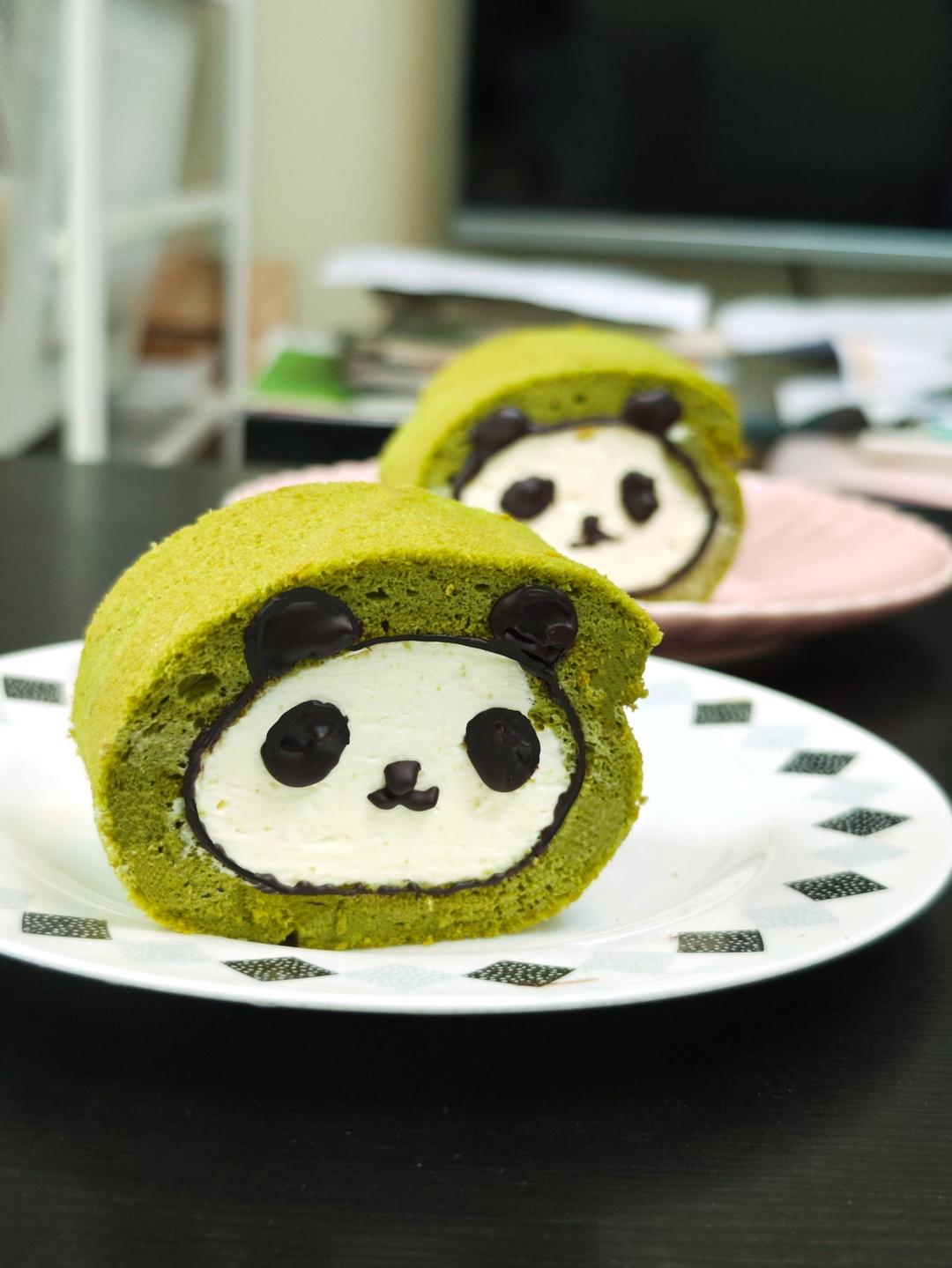 完美抹茶蜜豆蛋糕卷