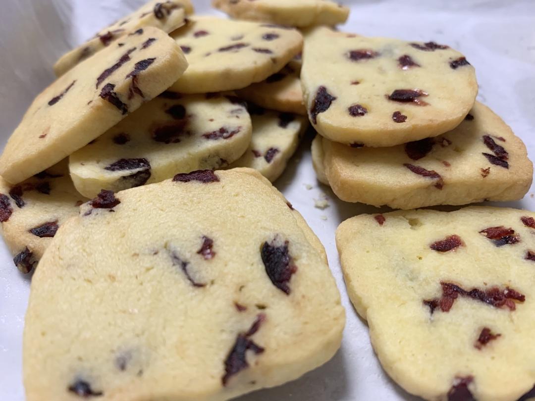 低糖少油版蔓越莓饼干