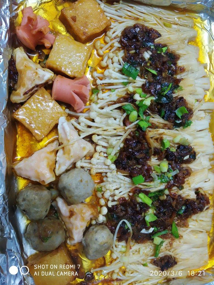 烤箱烤金针菇