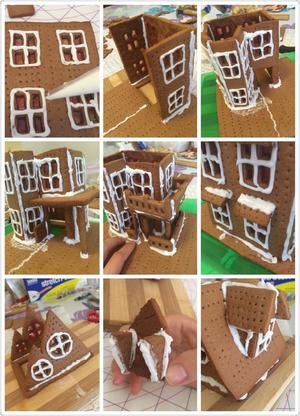 圣诞姜饼屋--豪华别墅版的做法 步骤7