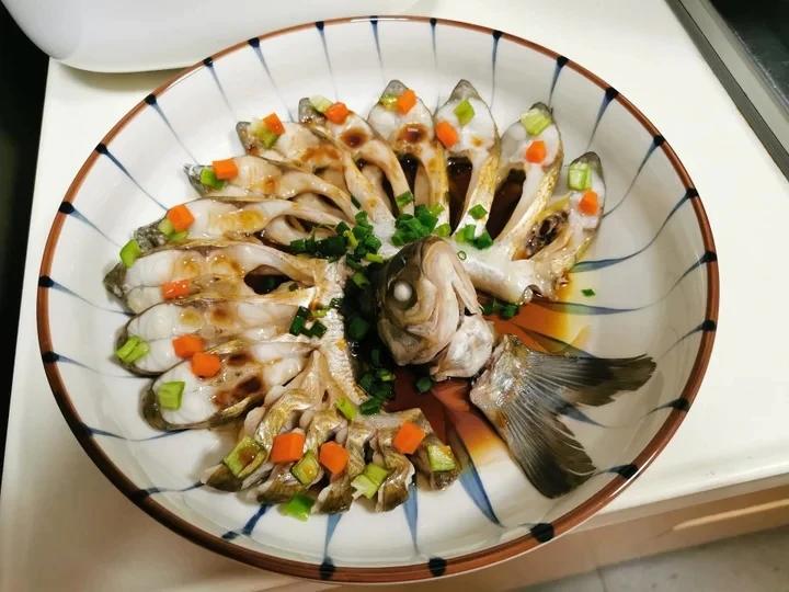 年夜菜必备❗️全家都爱的孔雀开屏清蒸鳊鱼🐟