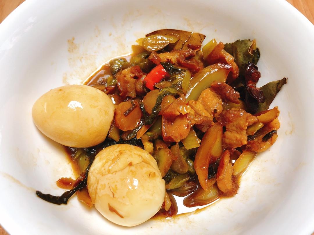 酸菜卤肉饭（比某功夫还好吃）