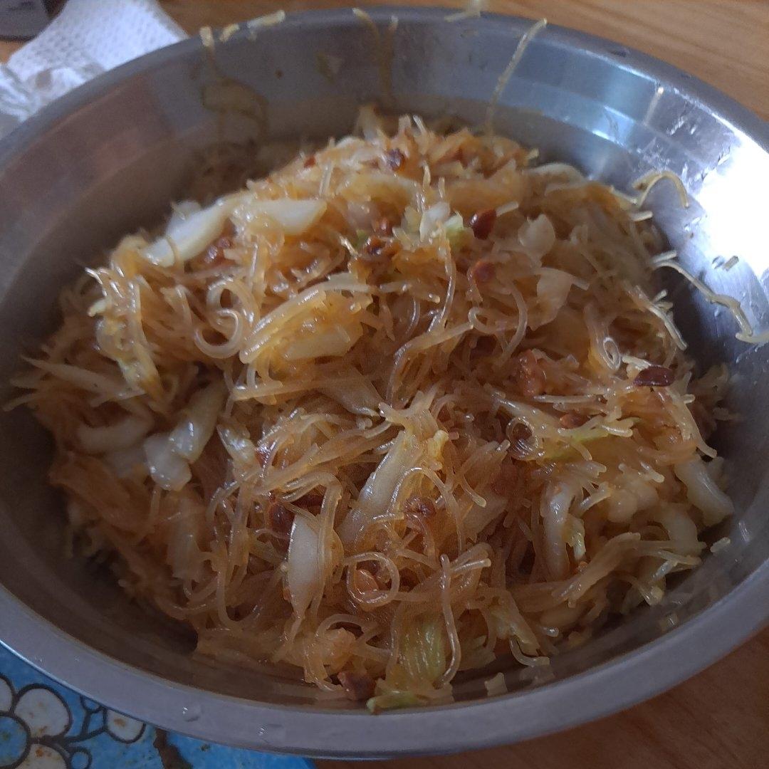 大白菜炒粉丝
