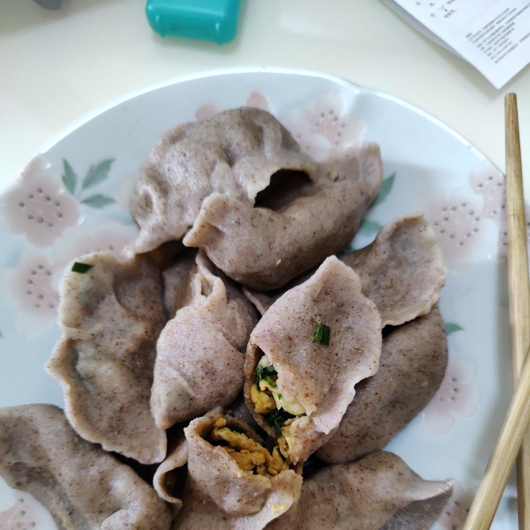 黑全麦苦荞麦高粱面饺子-控糖餐