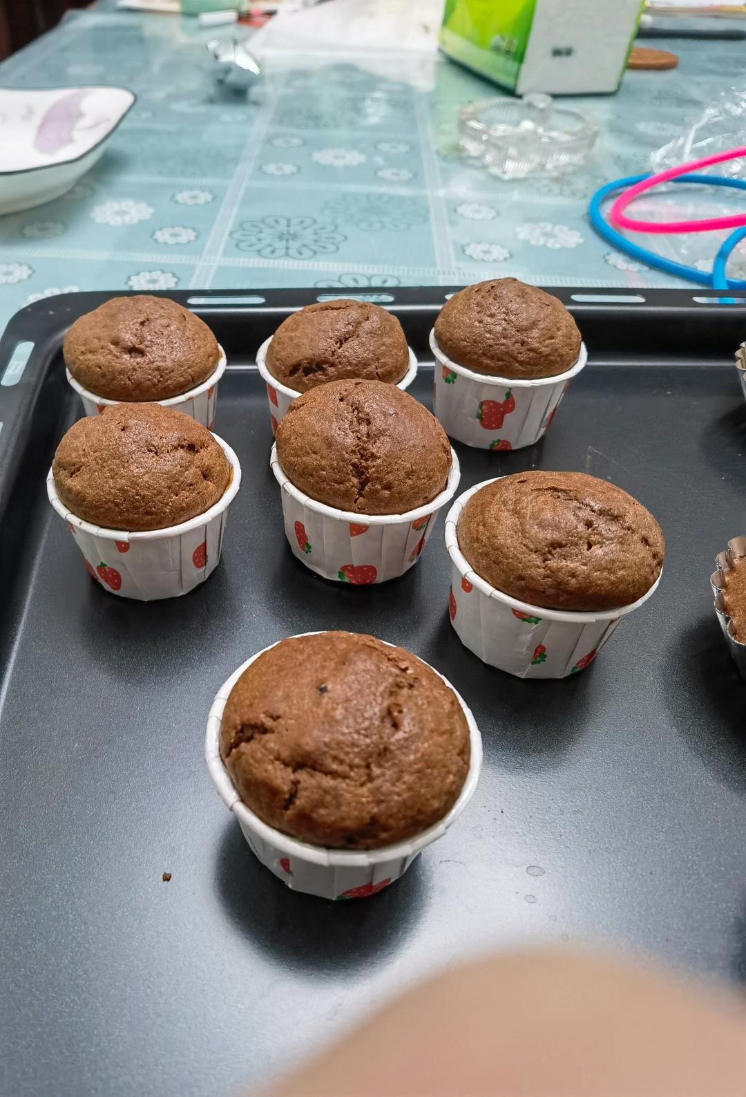 不用打发蛋清，搅一搅就能做的蔓越莓马芬蛋糕！