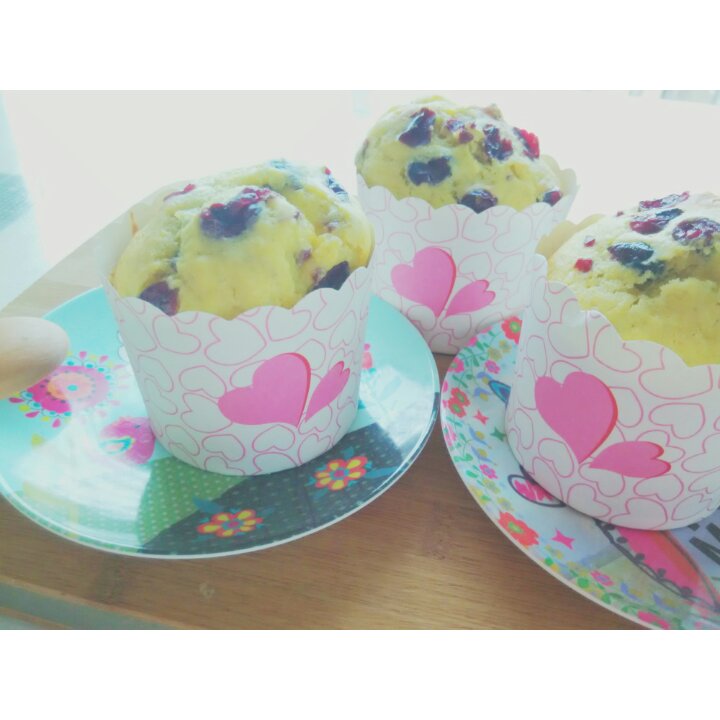 少女心的香蕉蔓越莓玛芬