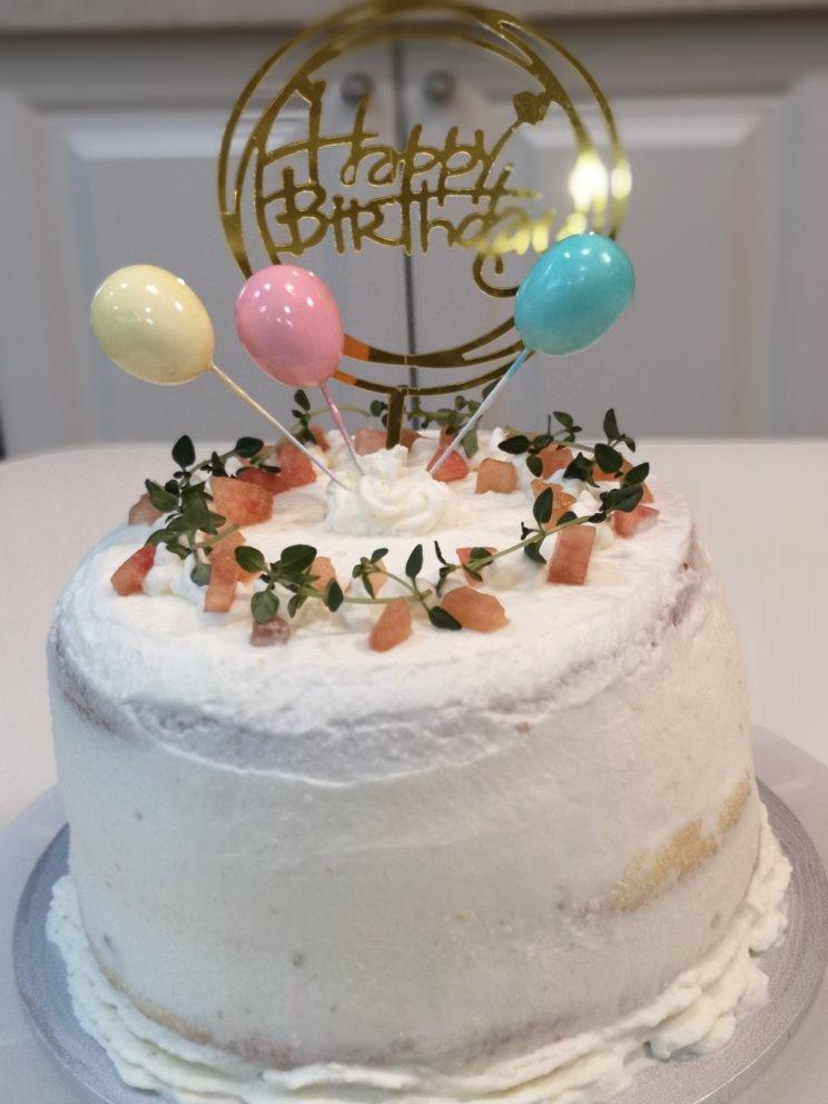 桃子生日蛋糕（拯救裱花小残手）
