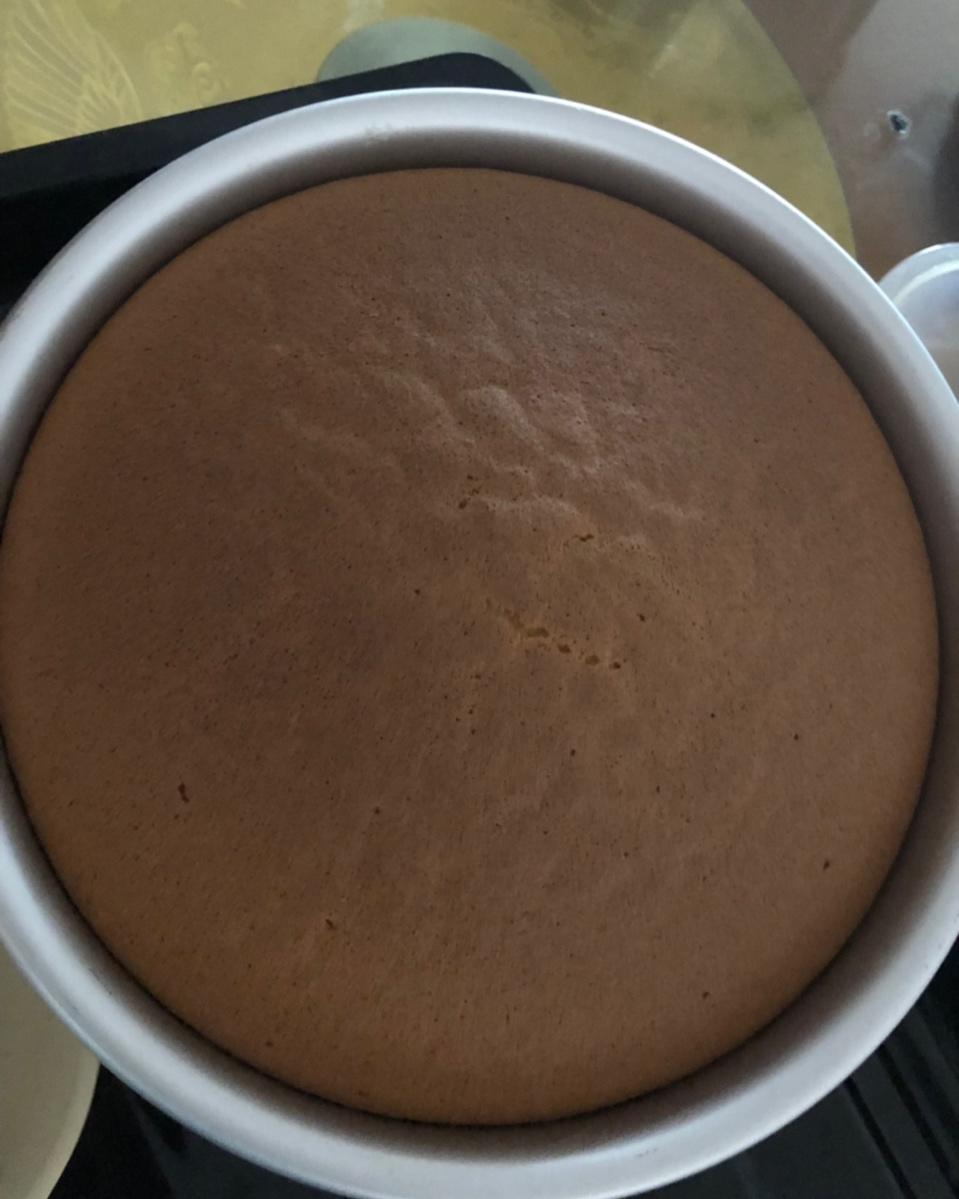 八寸戚风蛋糕（生日蛋糕坯）附六寸配单