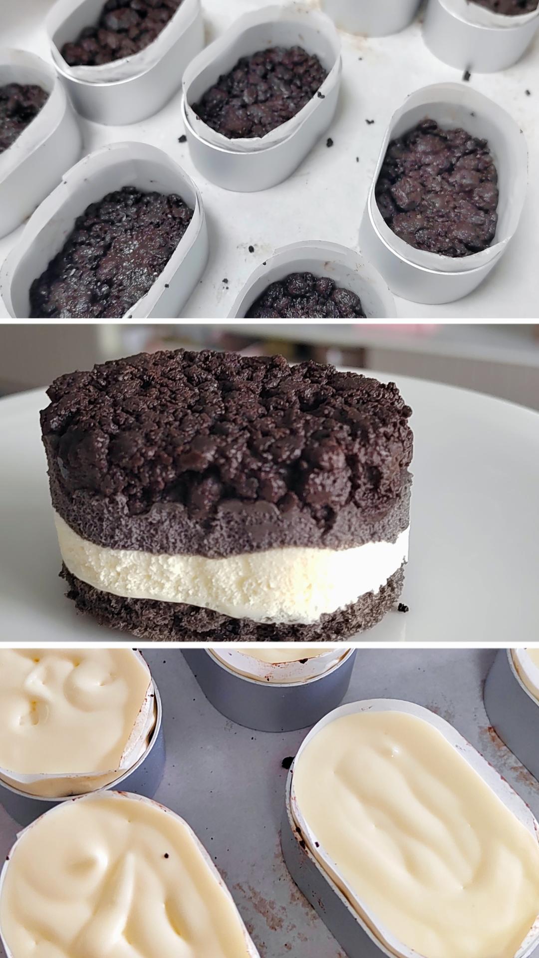 🍫奥利奥半熟芝士 & 奥利奥芝士冰淇淋