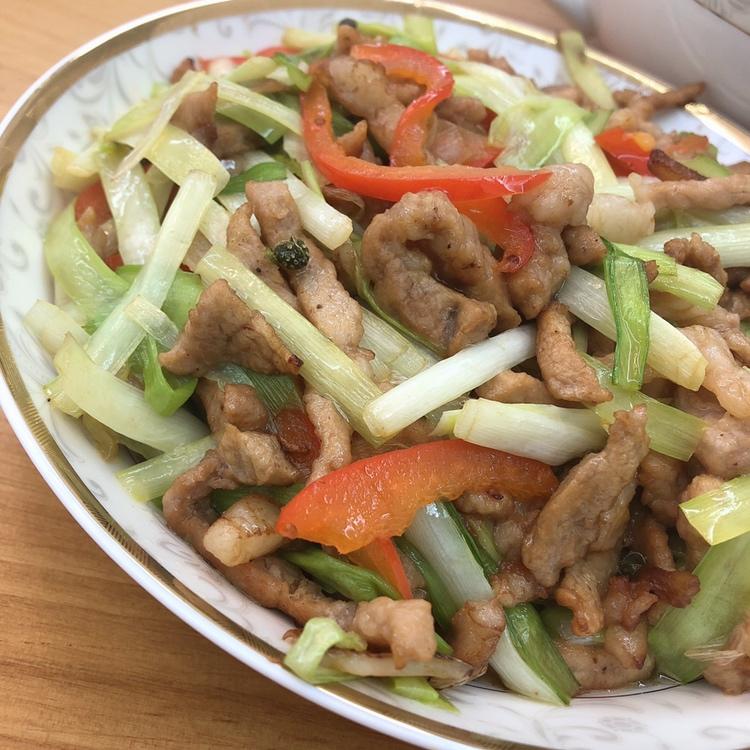 韭黄肉丝
