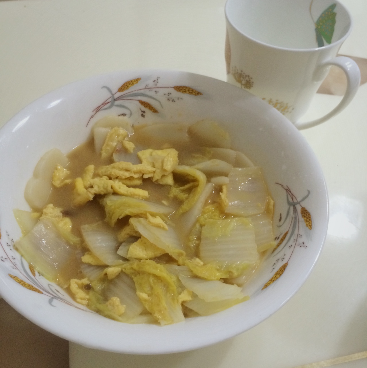 白菜肉丝年糕