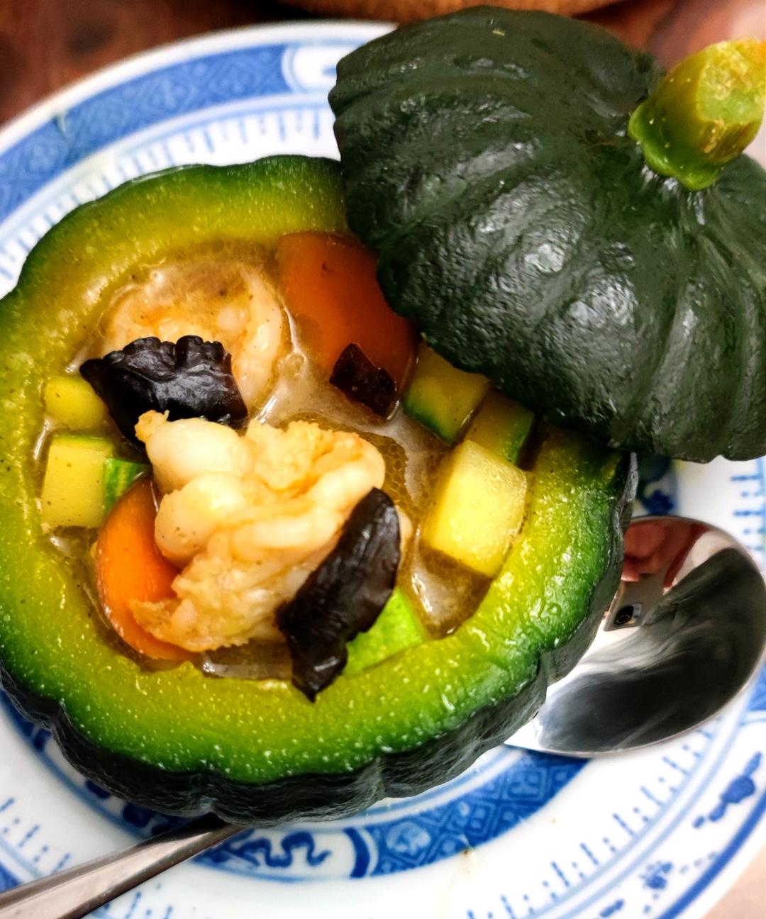 【生酮饮食】咖喱南瓜盅