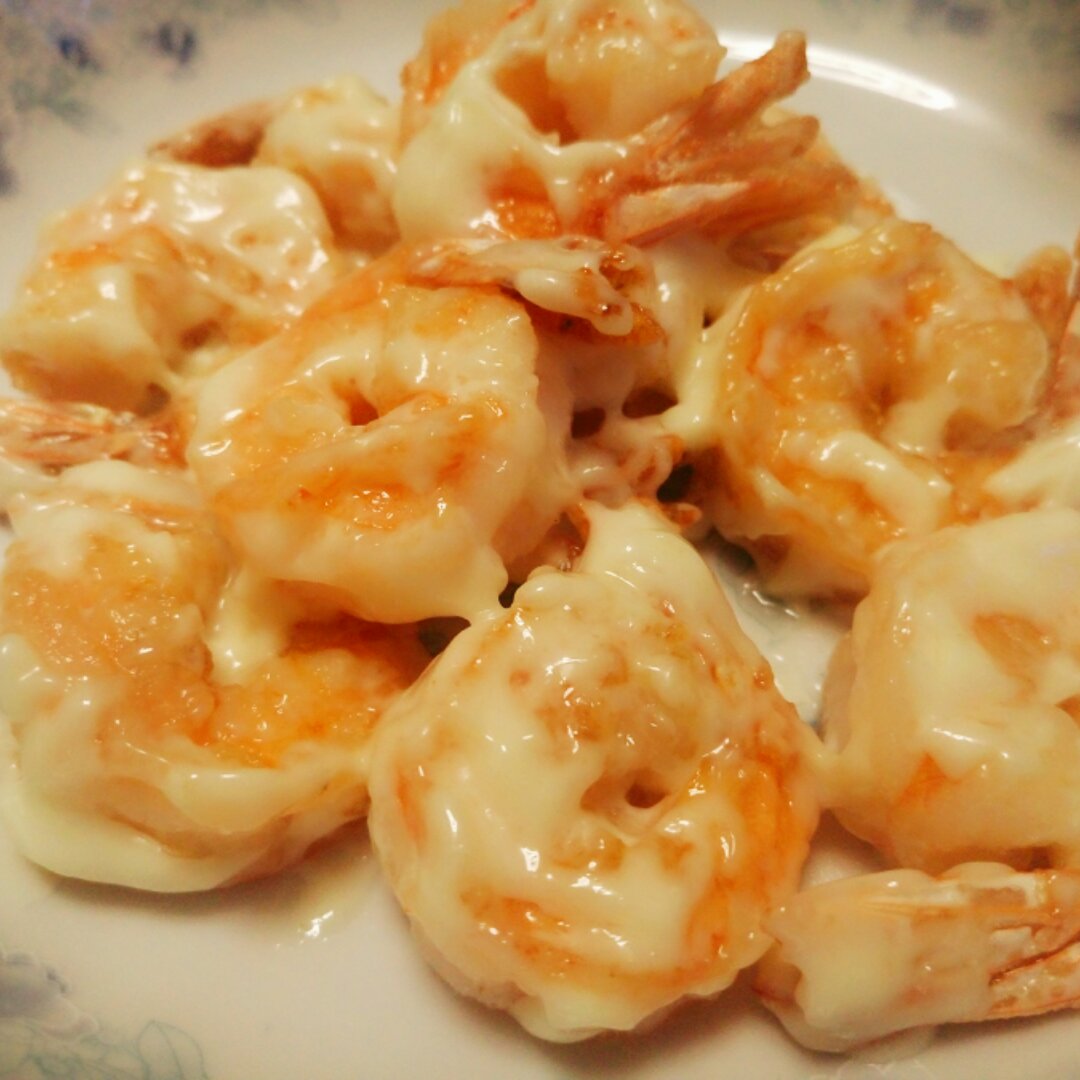 cassiopeia_zy做的芥末虾球