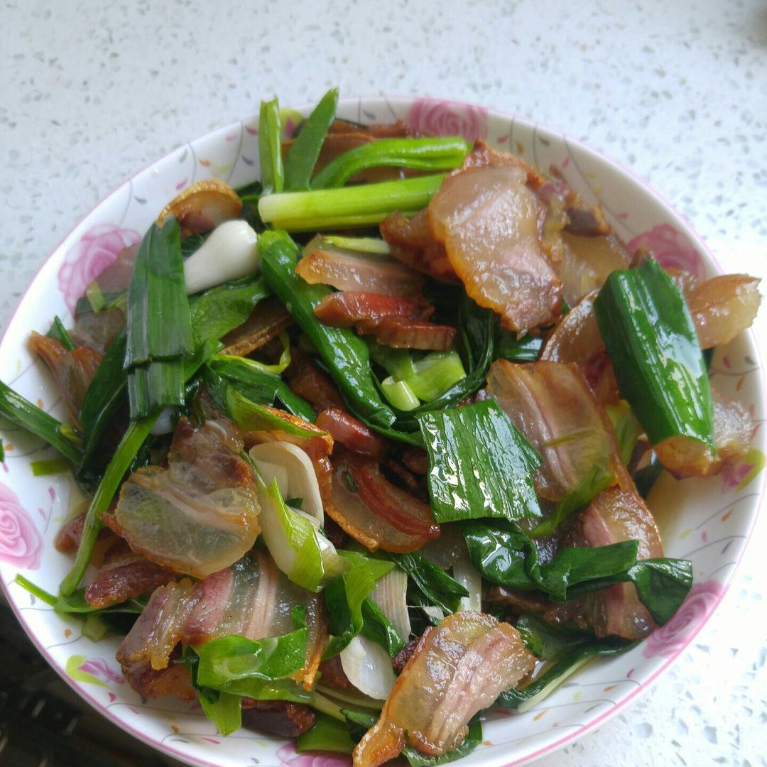 手机用户6015_6ypa做的大蒜炒咸肉