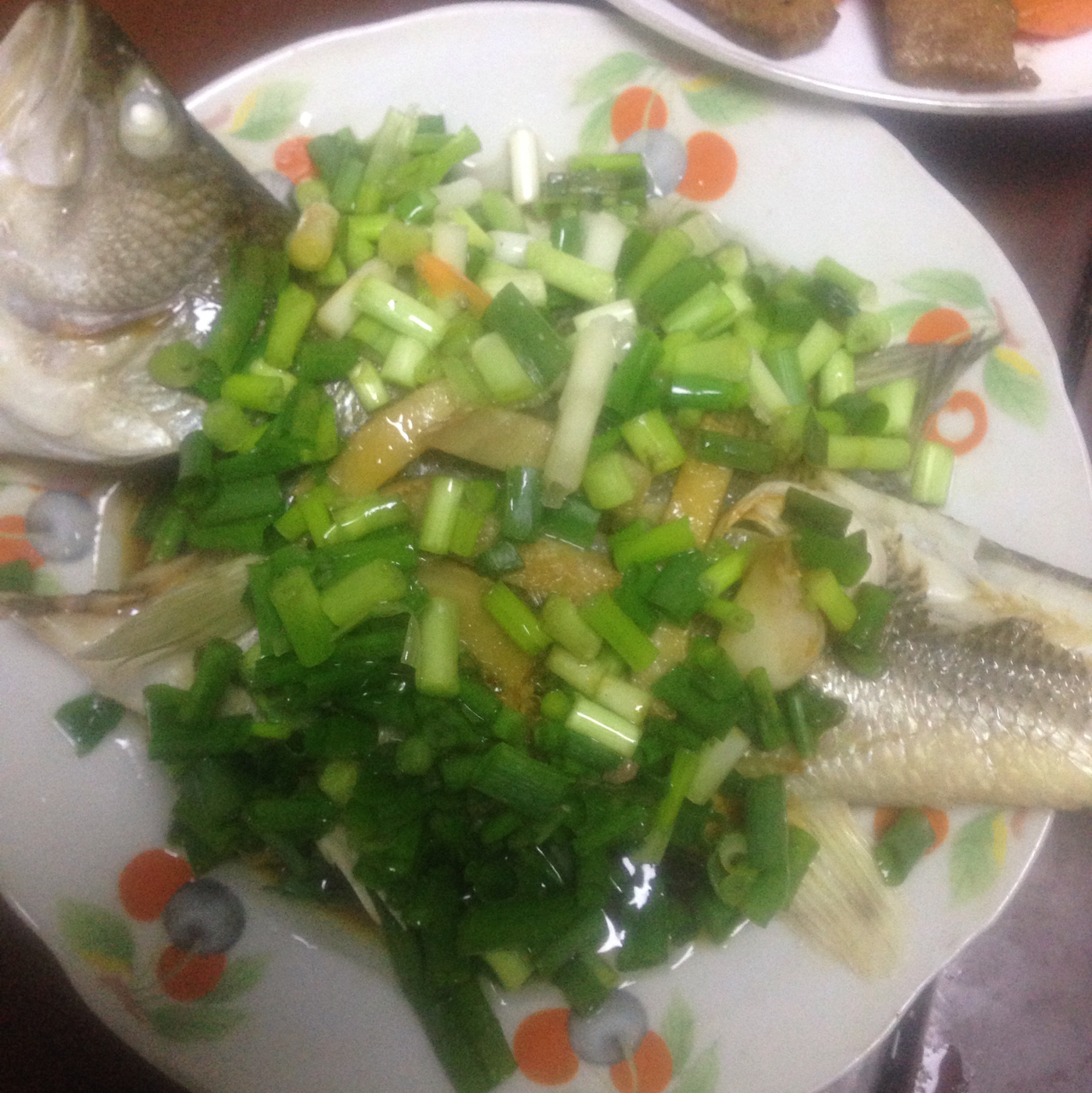 蒸鲈鱼