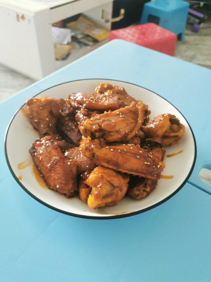 日式蜜汁照烧鸡翅根（好吃到吮指～）