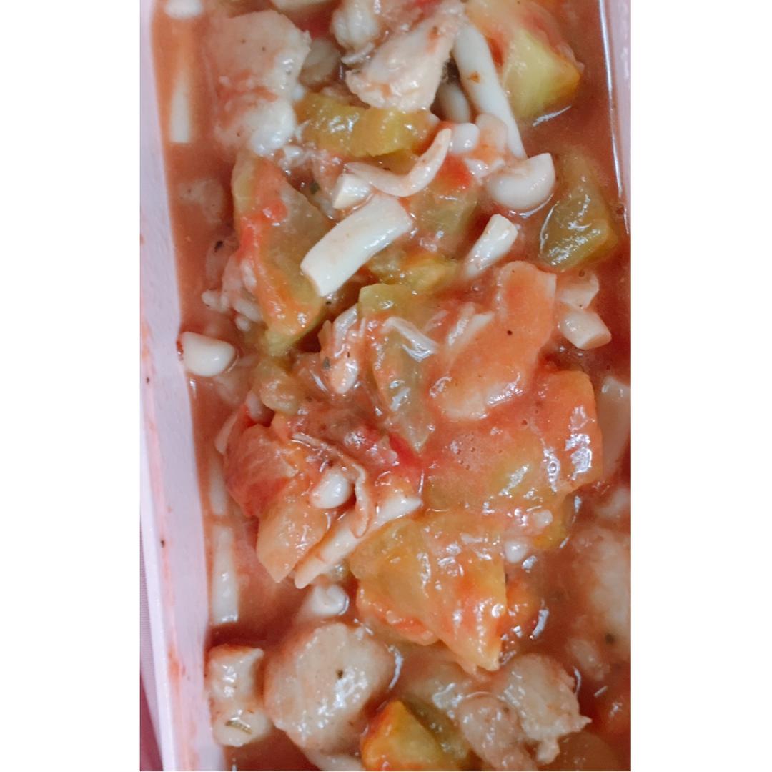 酸甜巴沙鱼&豌豆苗糙米饭