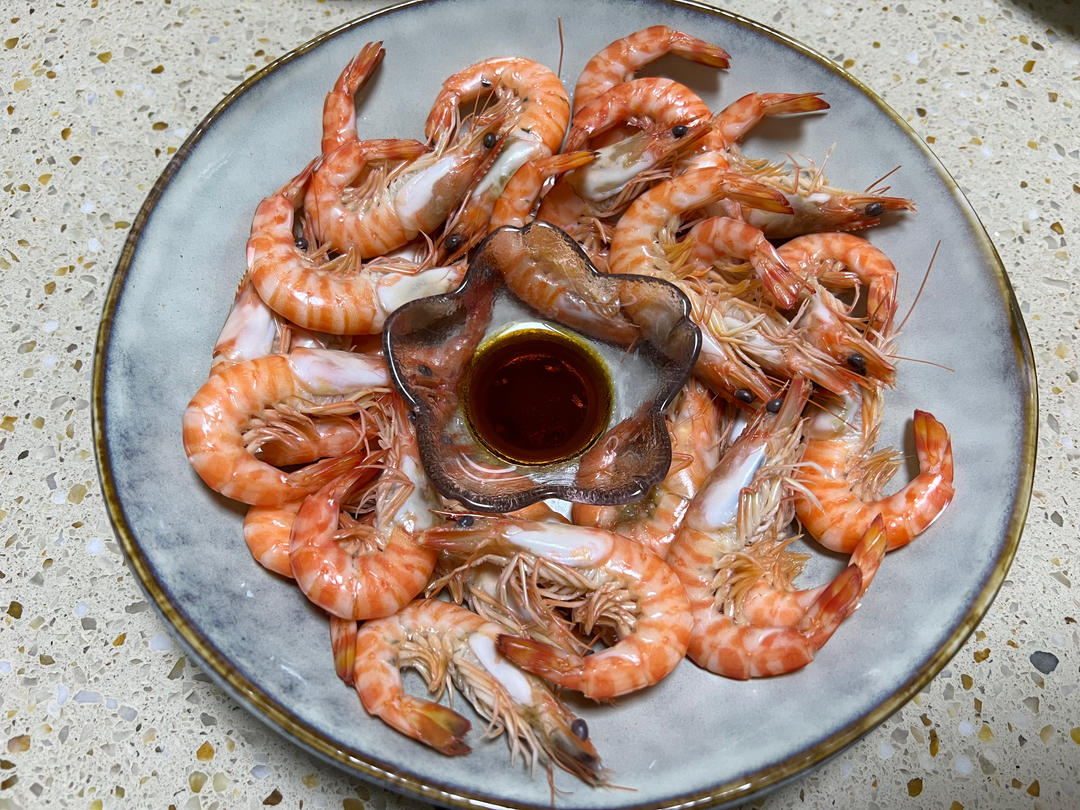 最简单的白灼虾（水煮）盐水基尾虾