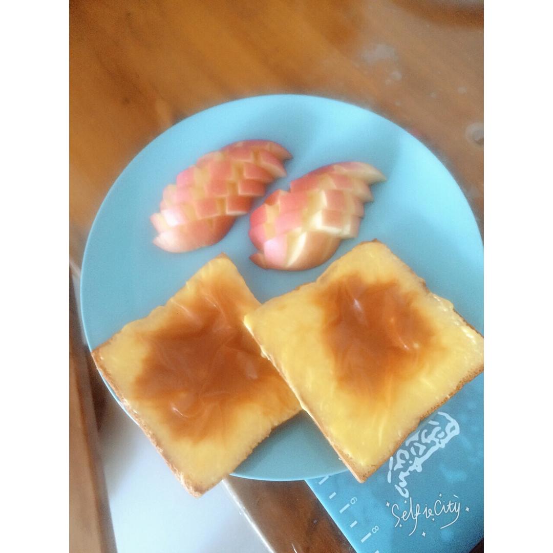 乳酪厚片（消耗吐司，奶油奶酪）