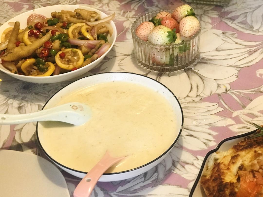 奶油蘑菇汤 一人份牛奶版