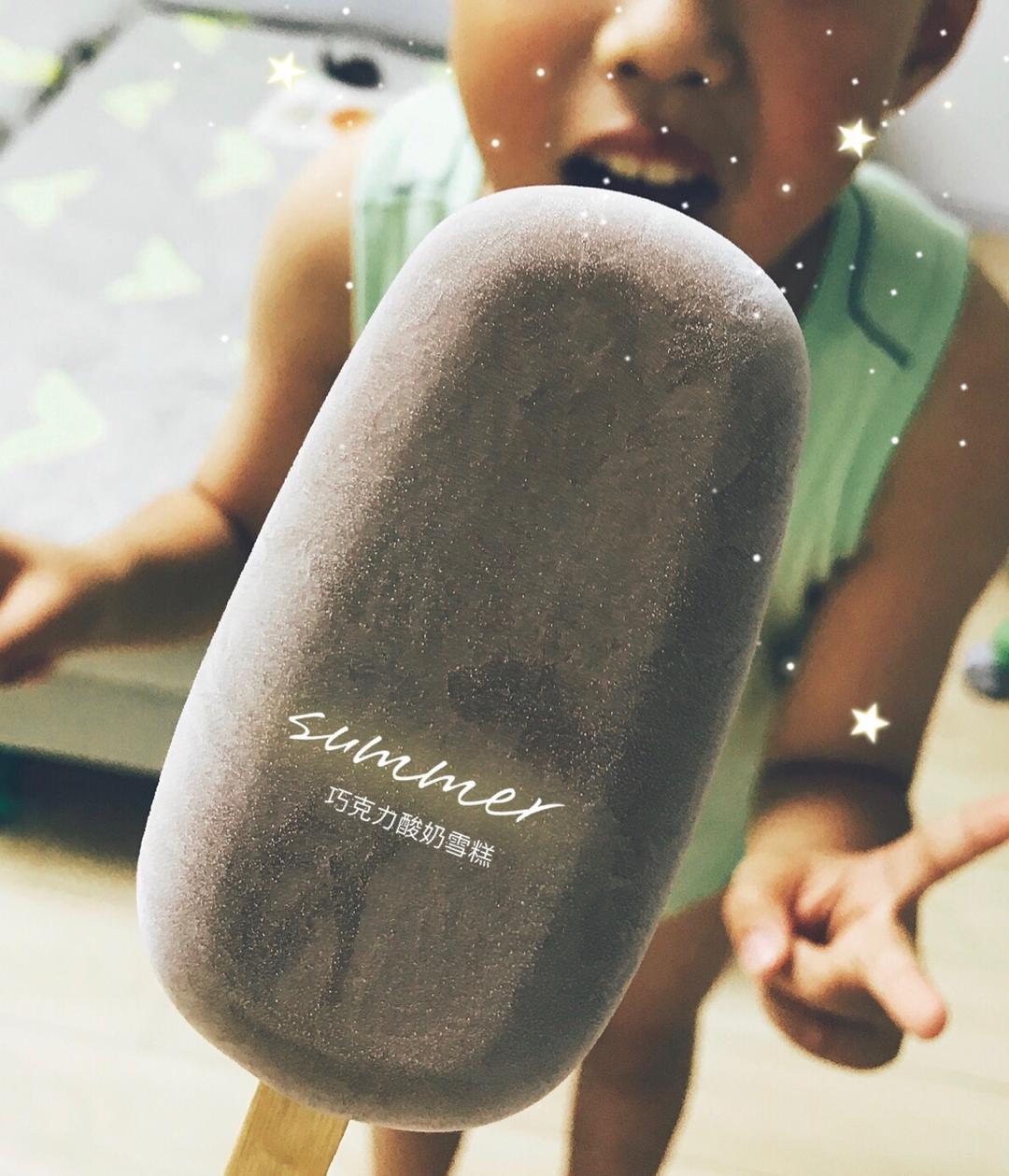 tinafan做的巧克力酸奶雪糕