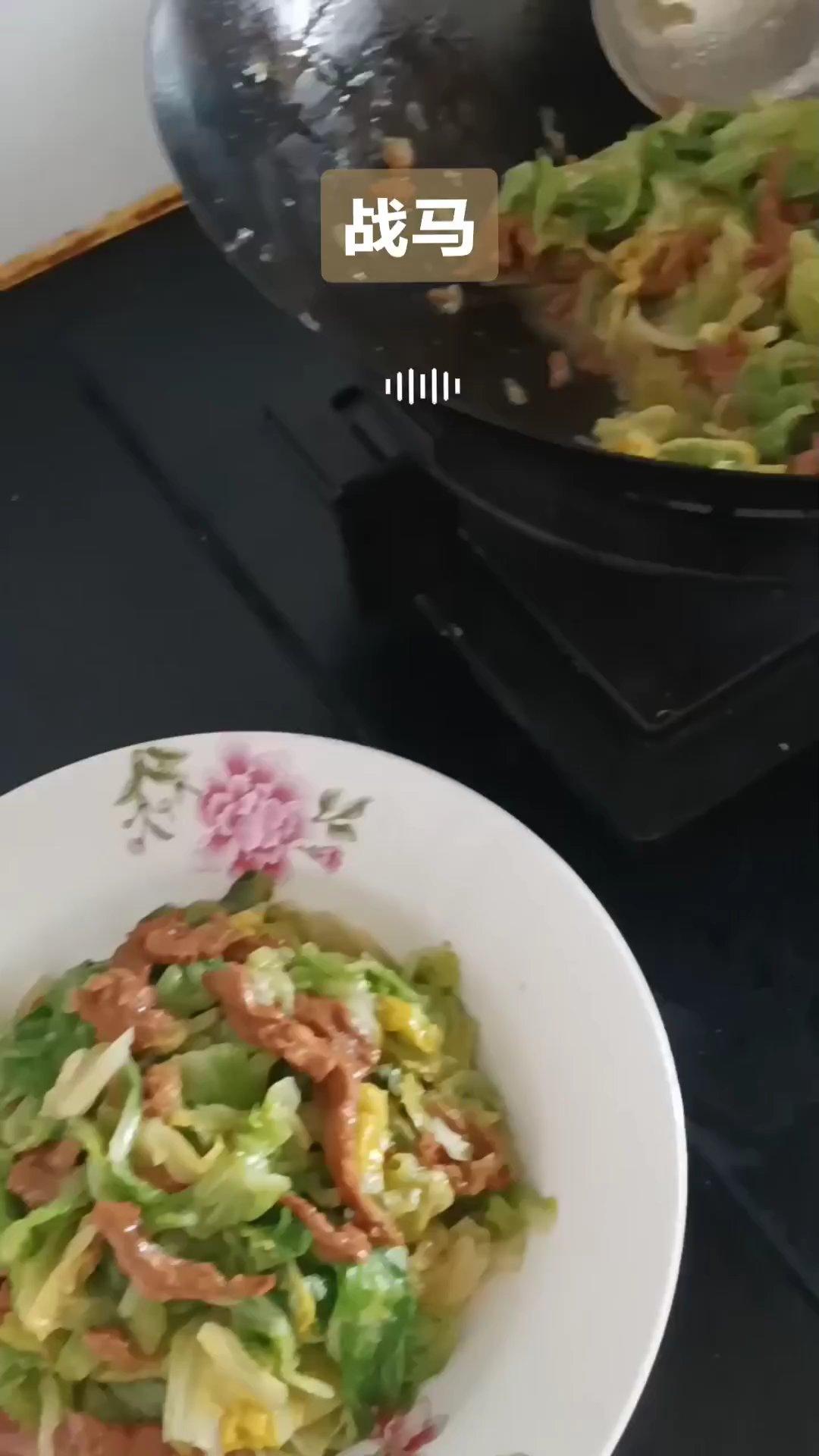 泡菜炒肉丝