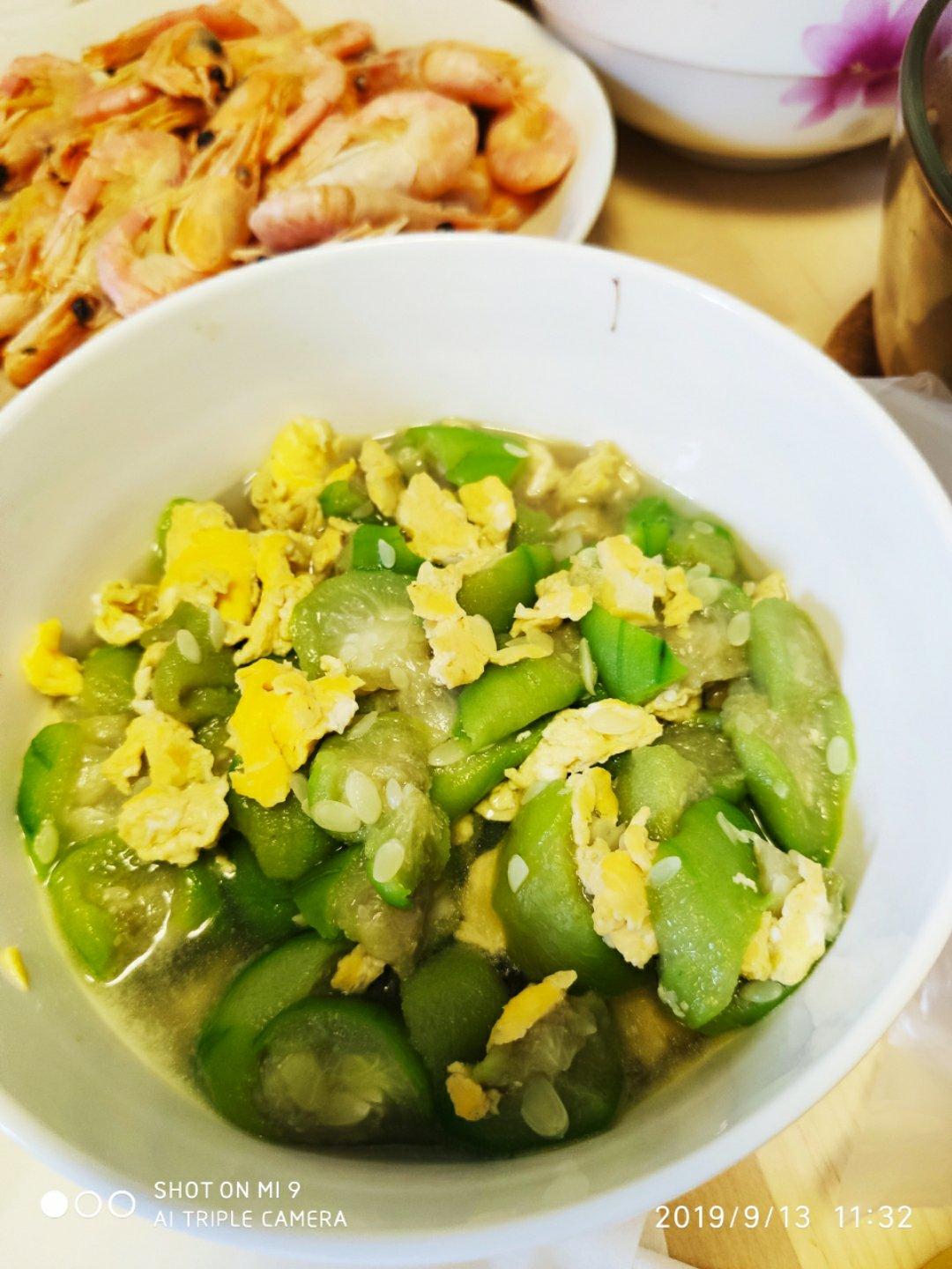 丝瓜炒蛋
