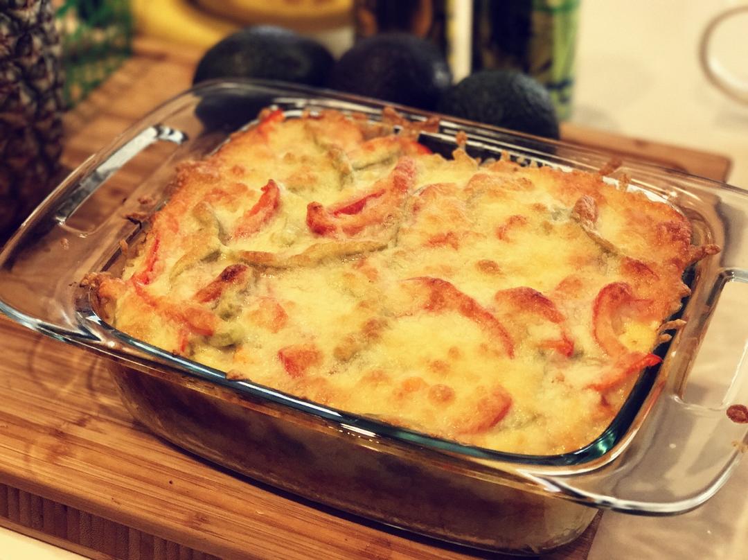 番茄鸡肉浓情焗饭【两人份】